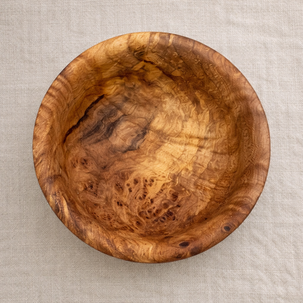 Spalted Maple Burl Bowl