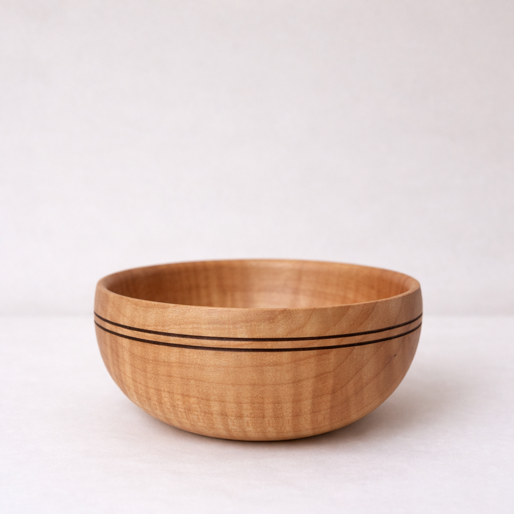 Figured Maple Bowl