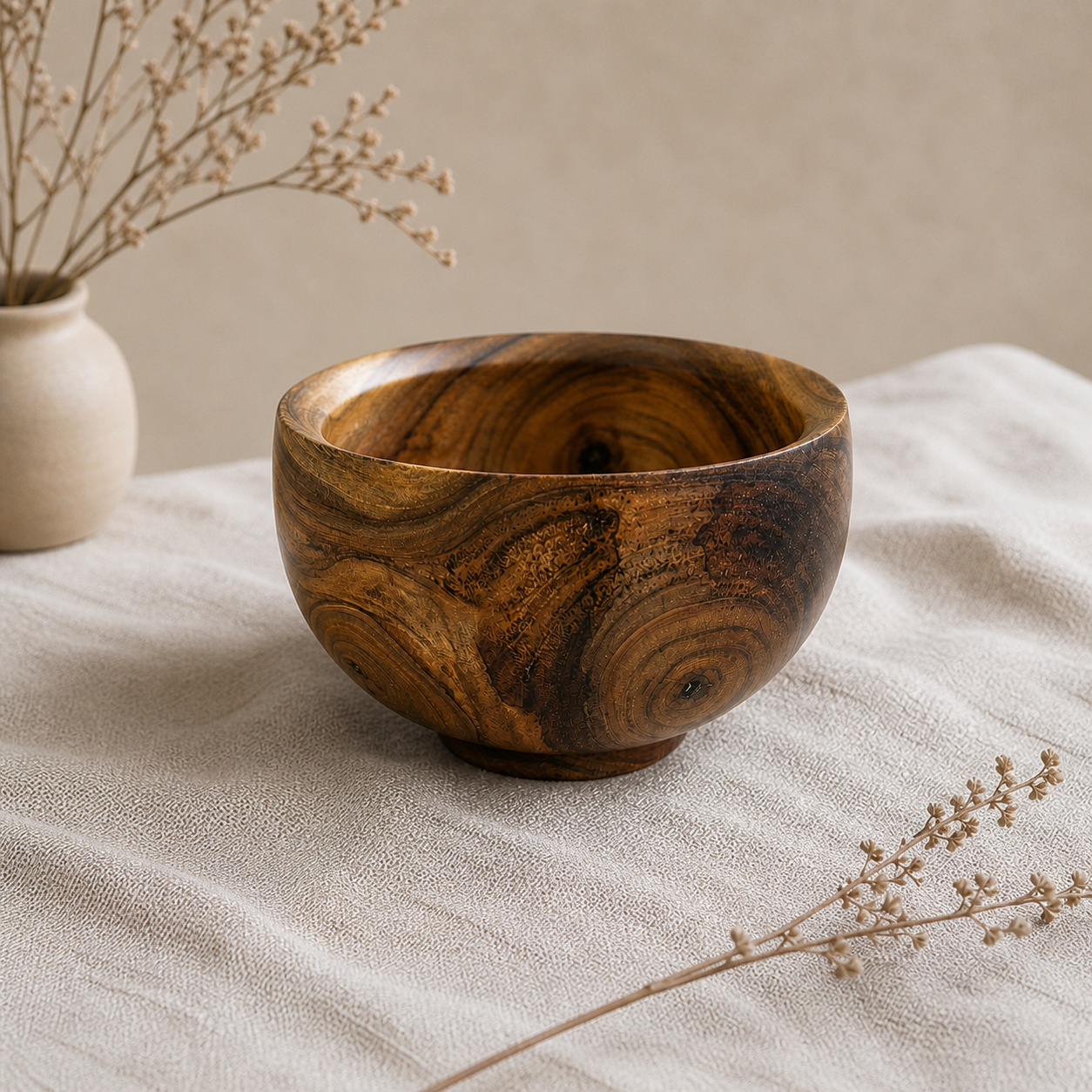 Elm Wood Bowl