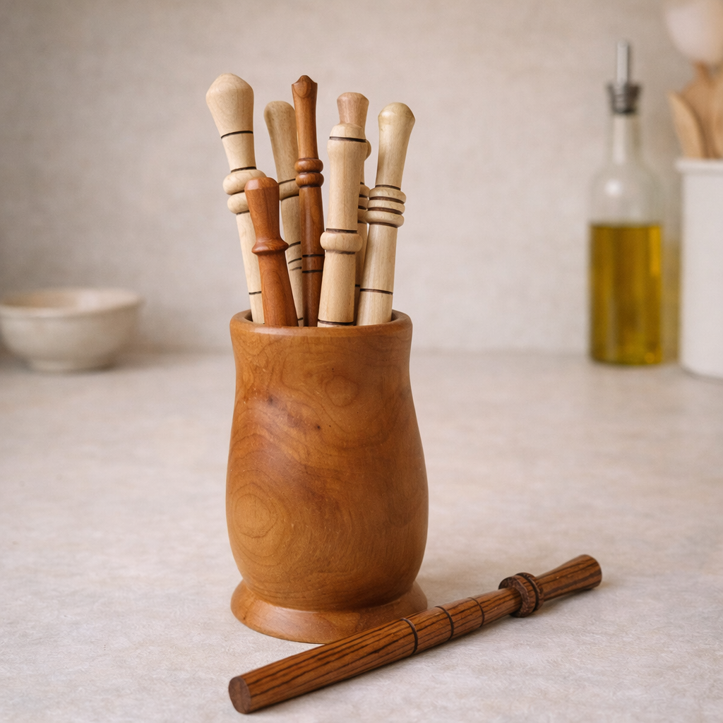 Hand-turned Scottish Spurtle
